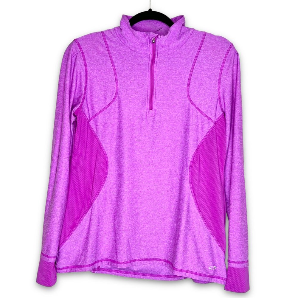 Champion NWOT Women's 1/4 Zip Pullover Track Jacket Running Shirt Large